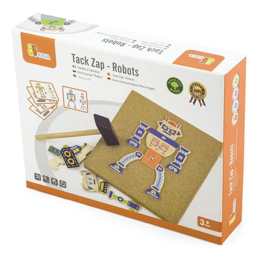 Juego Madera Martillar Robot-4