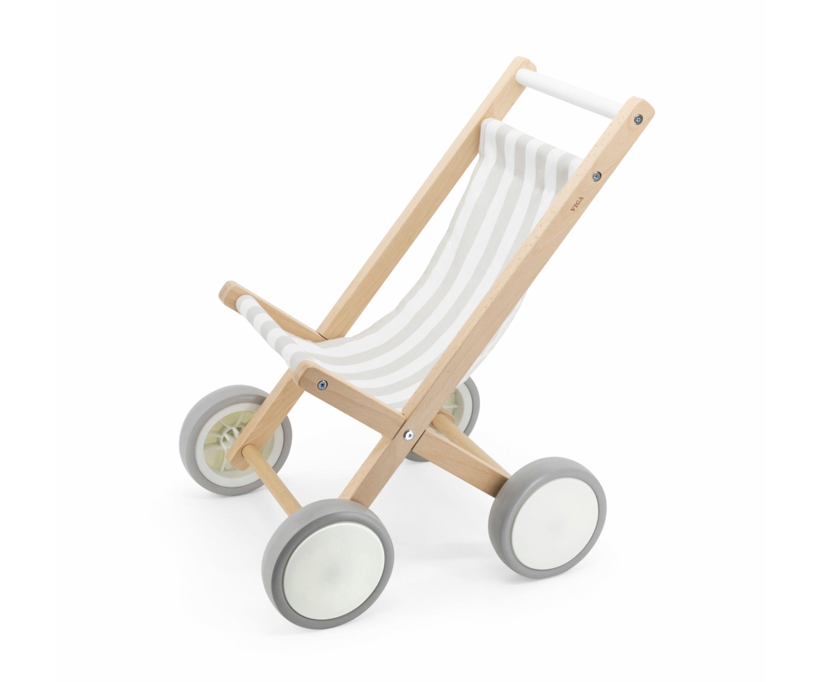 Coche Paragua Madera Gris-2