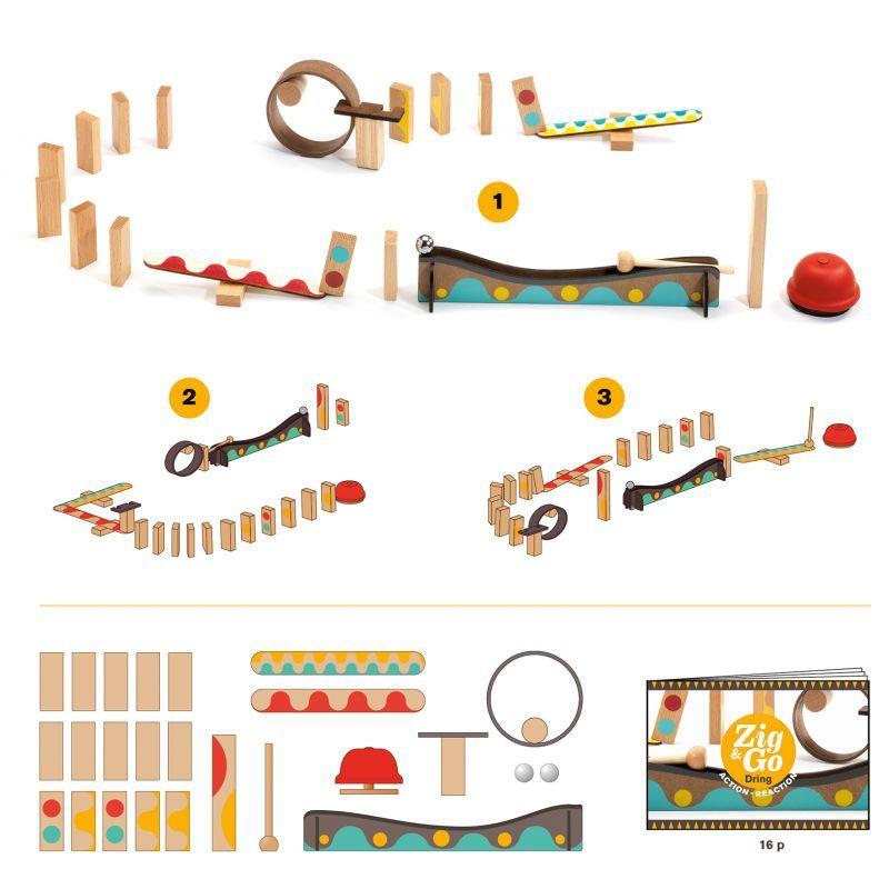 Circuito Madera Zig & Go 25 pz-2
