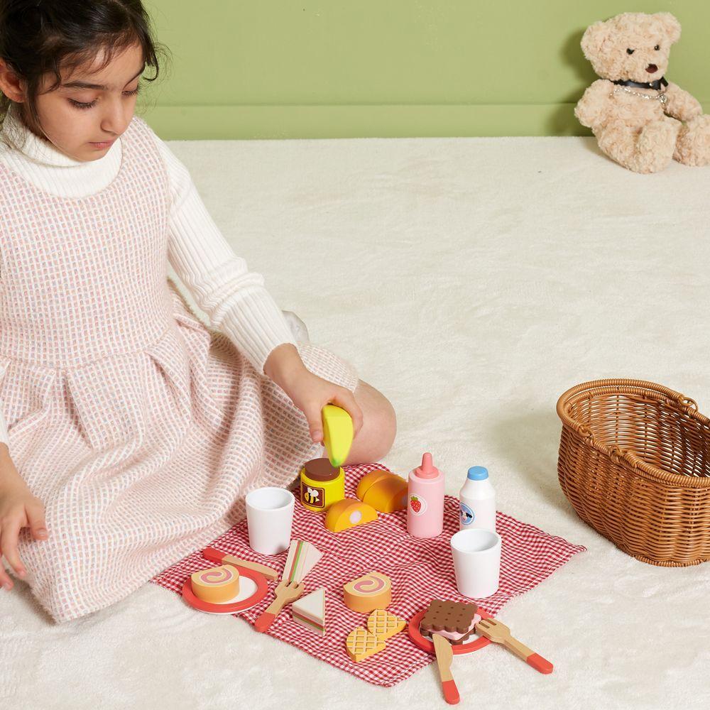 Set De Picnic De Madera. 30 Pzas.-4