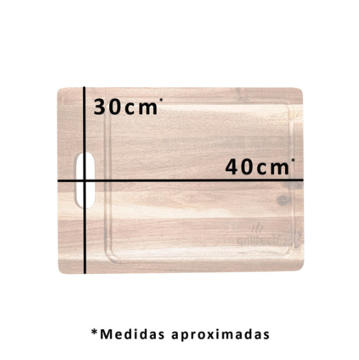 Tabla asados Parrillero 40x30 cm-2