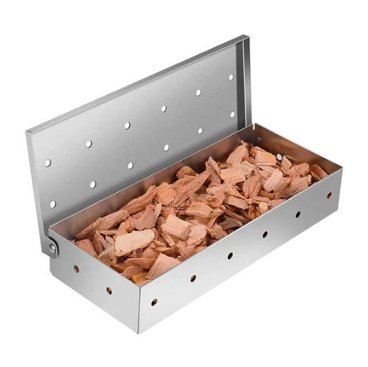Caja Ahumadora parrilla a gas acero inoxidable-0