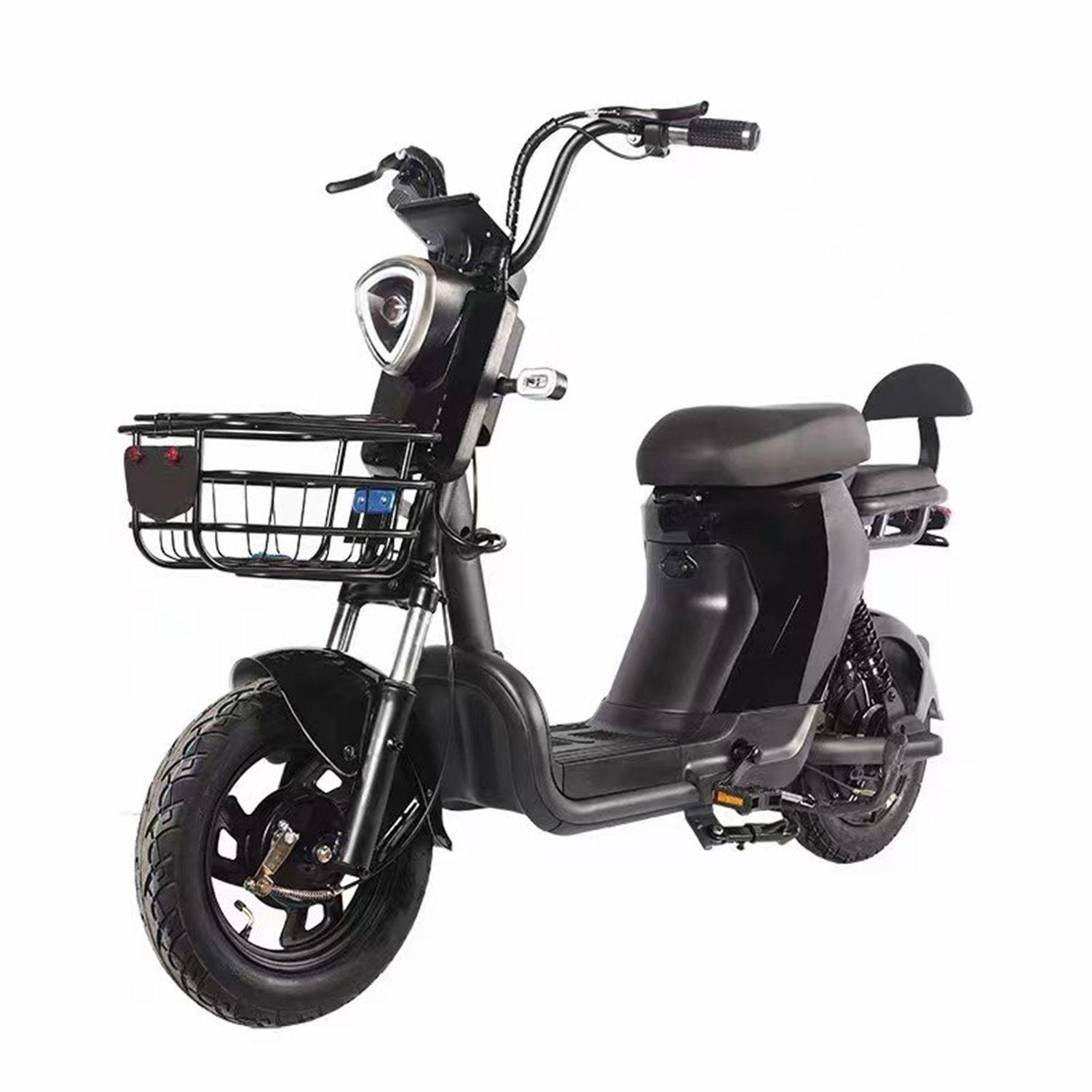 MOTO SCOOTER ELÉCTRICO 500W NEGRA-1