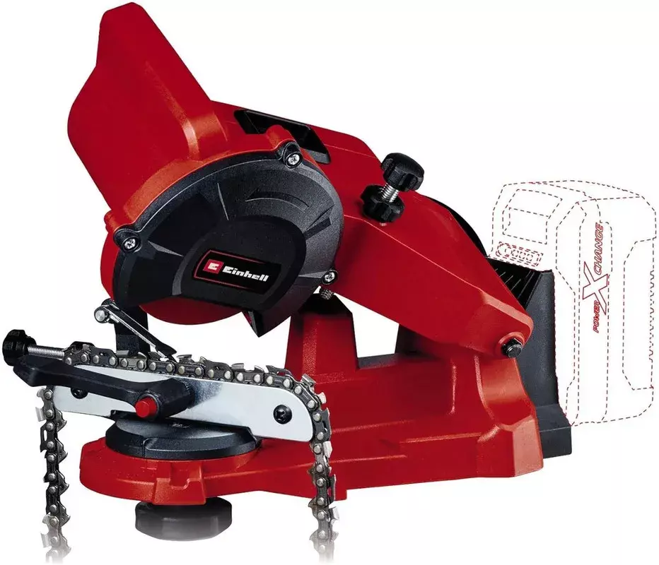 Afilador de cadena de Motosierras Inal mbrico GE CS 18v LI Solo Einhell-4
