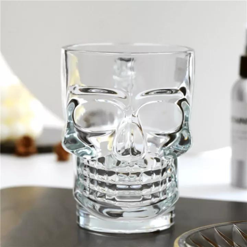 Set 6 Vasos Shoperos Calavera 540 ml para bebidas cervezas.-2