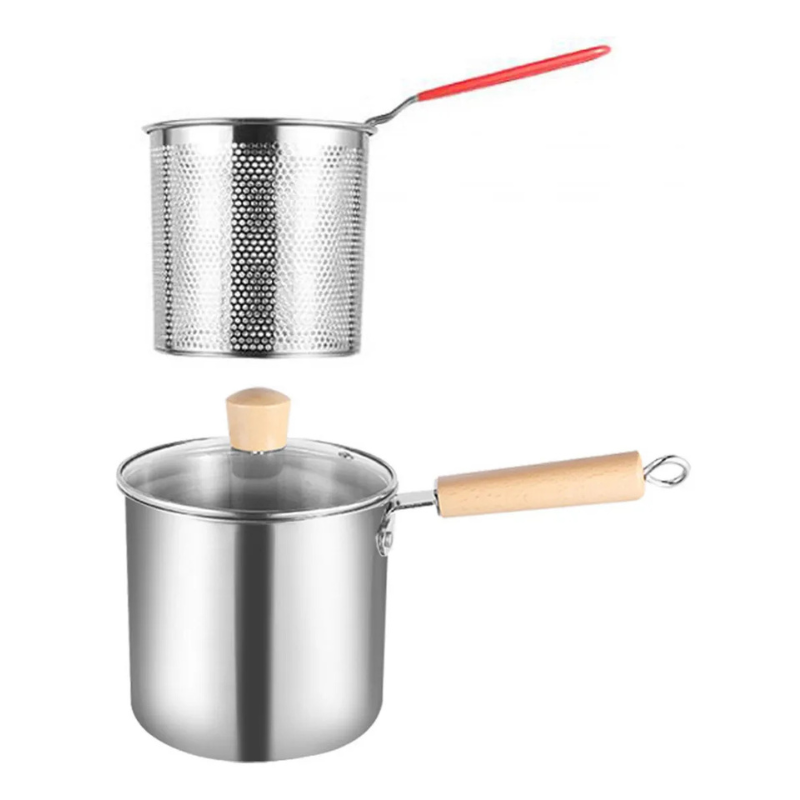 Olla Freidora Multifuncional Acero Inoxidable Con Filtro De Aceite-1