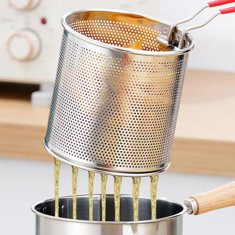 Olla Freidora Multifuncional Acero Inoxidable Con Filtro De Aceite-3