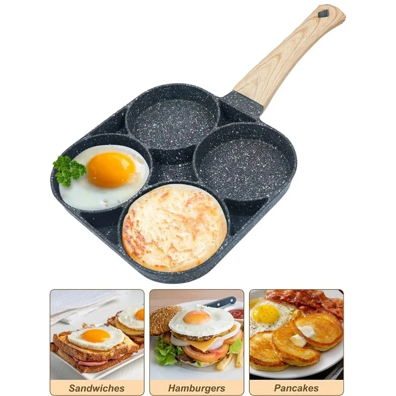 Sartén para desayunos multifuncional 4 en 1-5