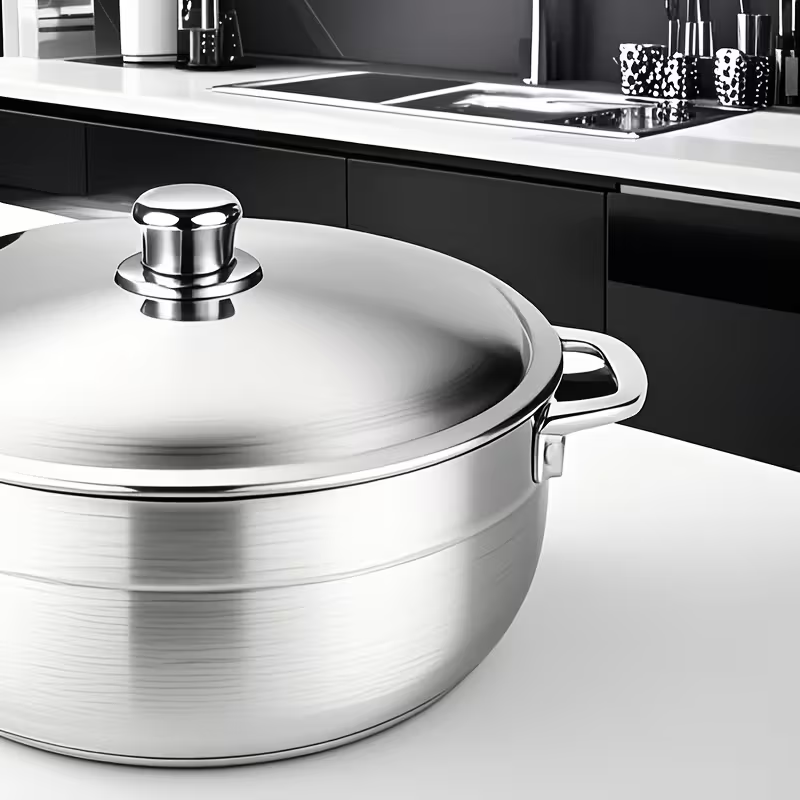 Juego Calderos Aluminio 12 Piezas Con Tapa Cocina Gas/Olla Fogón.-5