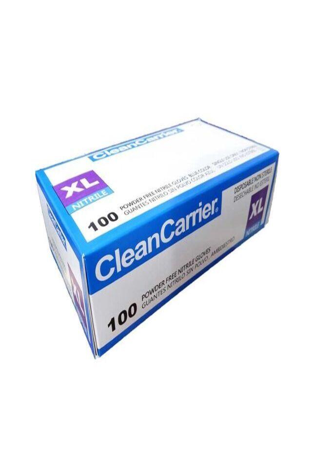 Guante Nitrilo Clean Carrier Caja De 100 Unidades Color Azul-4