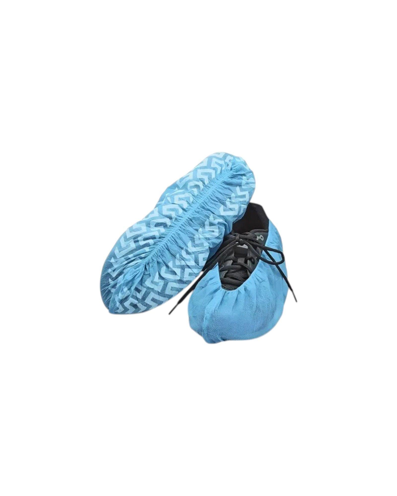 Cubre Calzado Tela Gruesa Clean Carrier 100 Unidades Color Azul-2