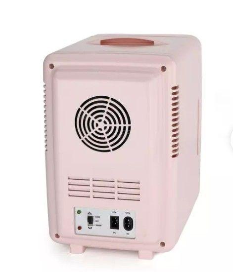 Mini Refrigerador Skincare maquillaje FríoCalor Espejo y Luz-4