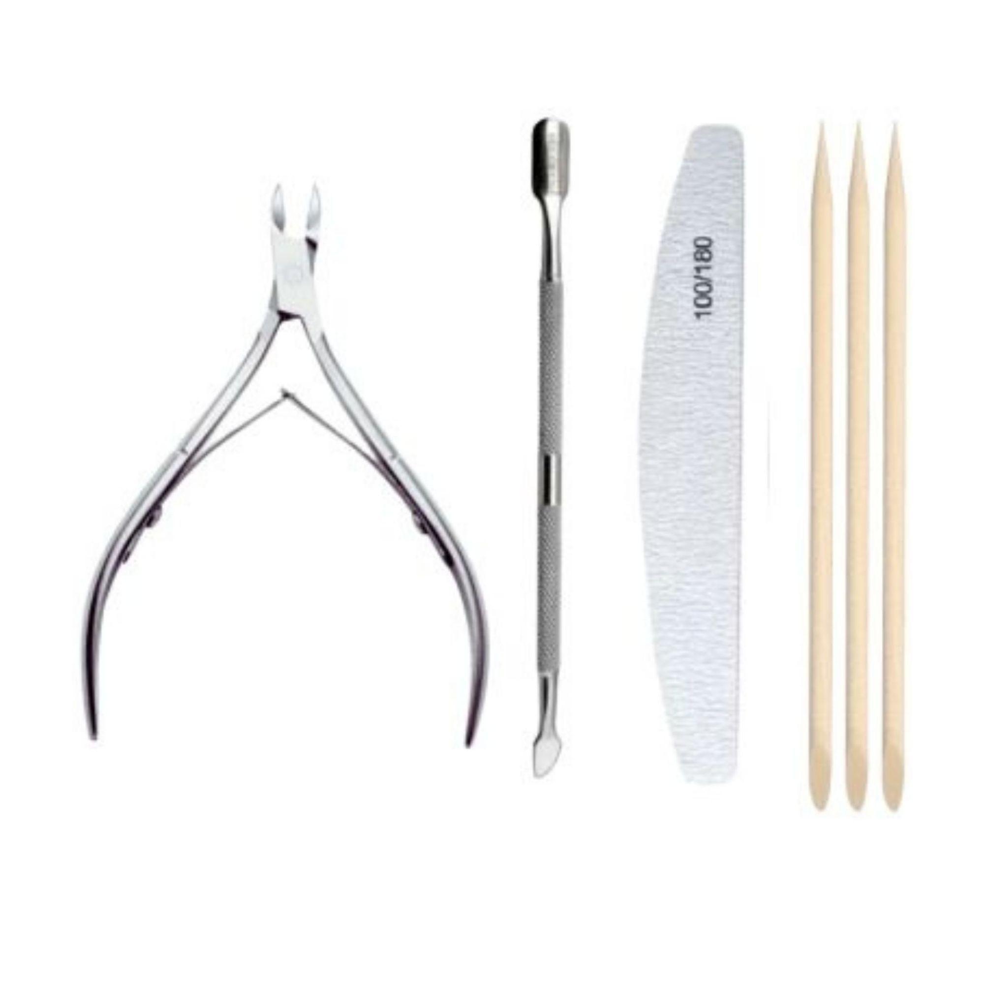 Kit Manicure Profesional UV/LED con Lámpara, Torno y 6 Esmaltes Gel – Set Completo-5