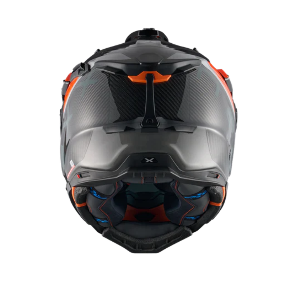 Casco para moto Nexx X.WED3 FURKA ORANGE.GREY CARBONO -2
