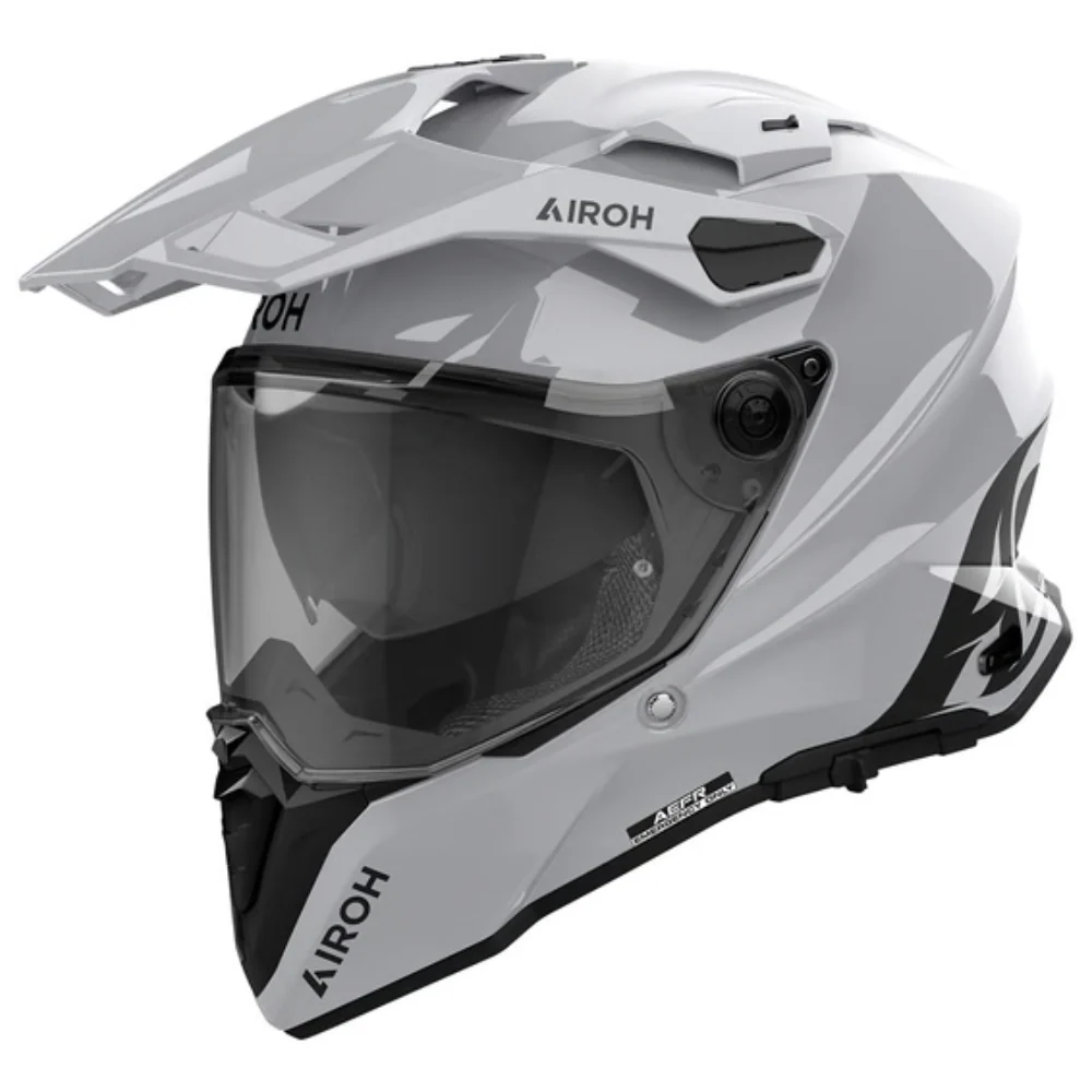 Casco para moto Airoh Commander 2 Cement Gris Gloss-0