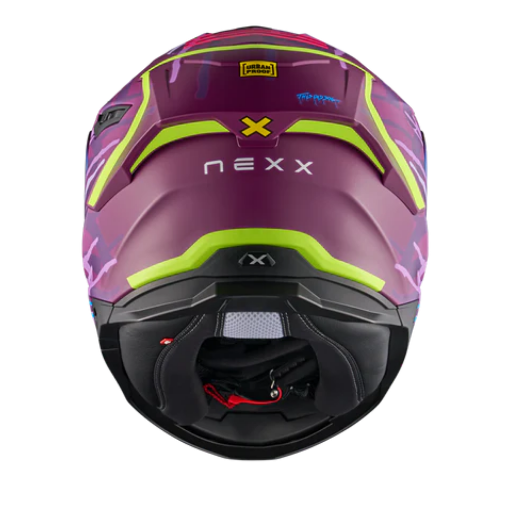 Casco para moto Nexx Y.100R URBANGRAM AUBERGINE -2