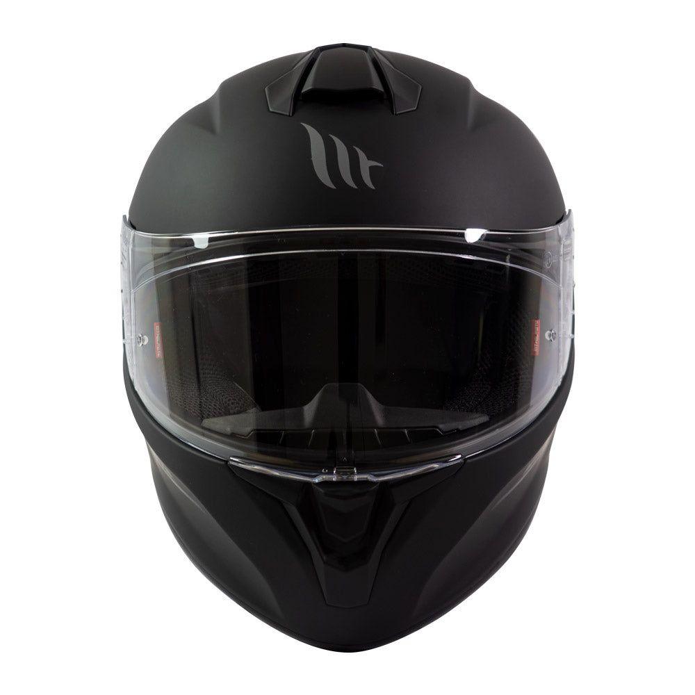 Casco De Moto Mt Helmets Targo Solid A1 Negro Mate-3
