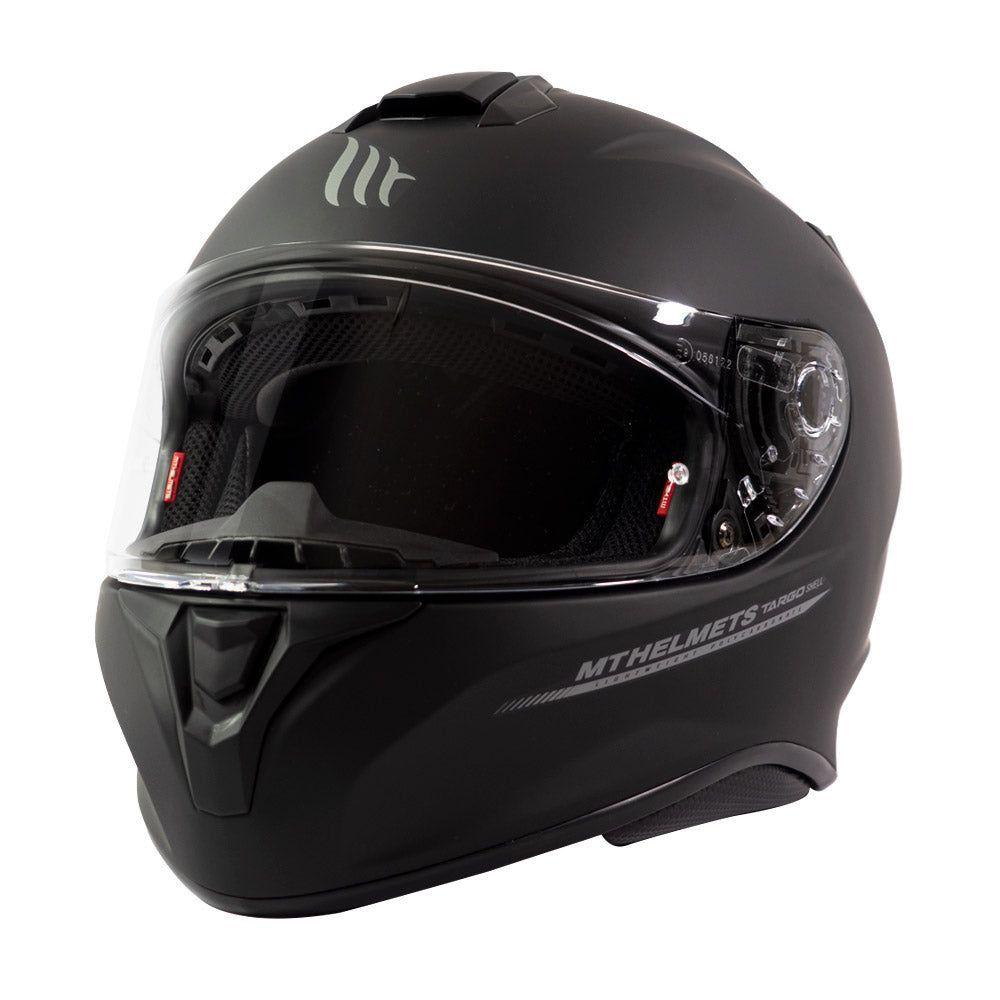 Casco De Moto Mt Helmets Targo Solid A1 Negro Mate-1