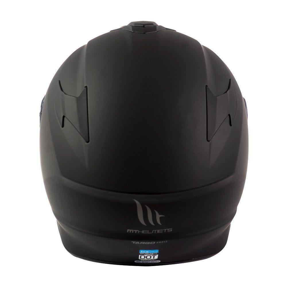 Casco De Moto Mt Helmets Targo Solid A1 Negro Mate-4