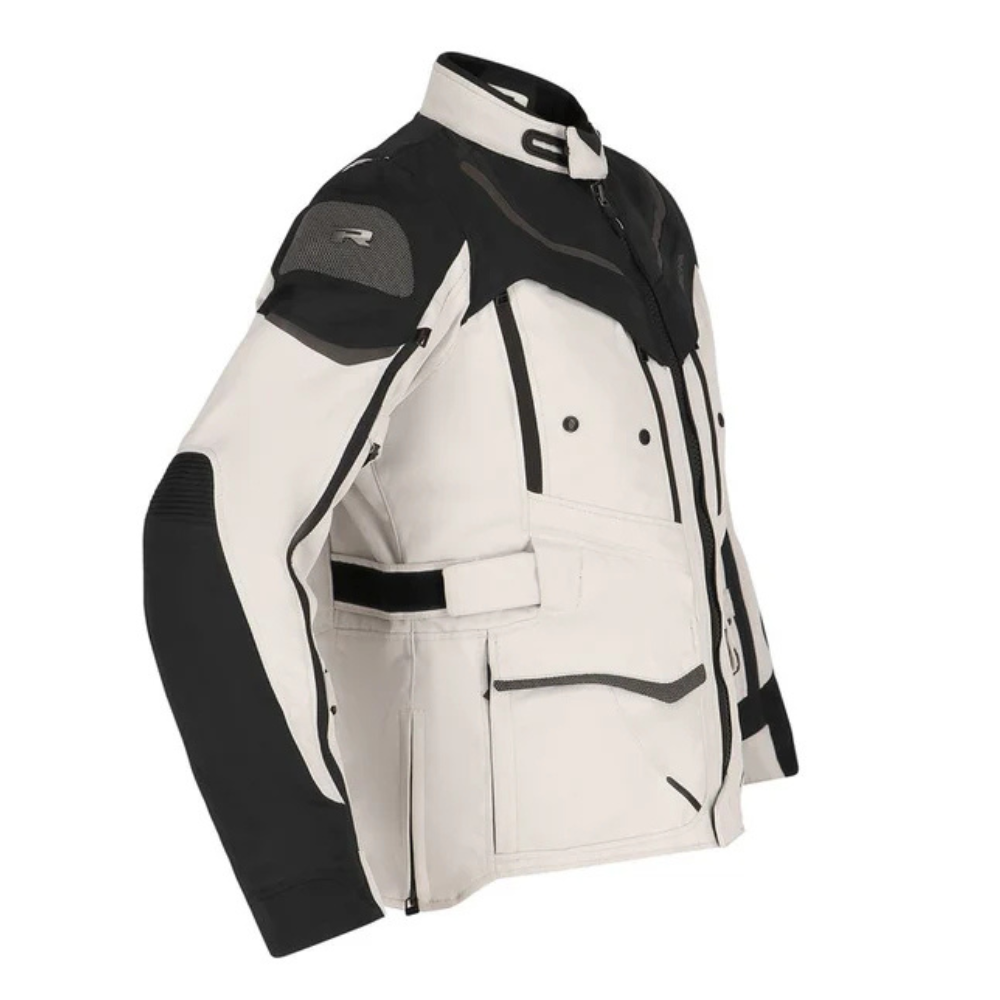 Chaqueta impermeable Richa Infinity 2 Adventure Gris Claro/Negro - Mujer-1
