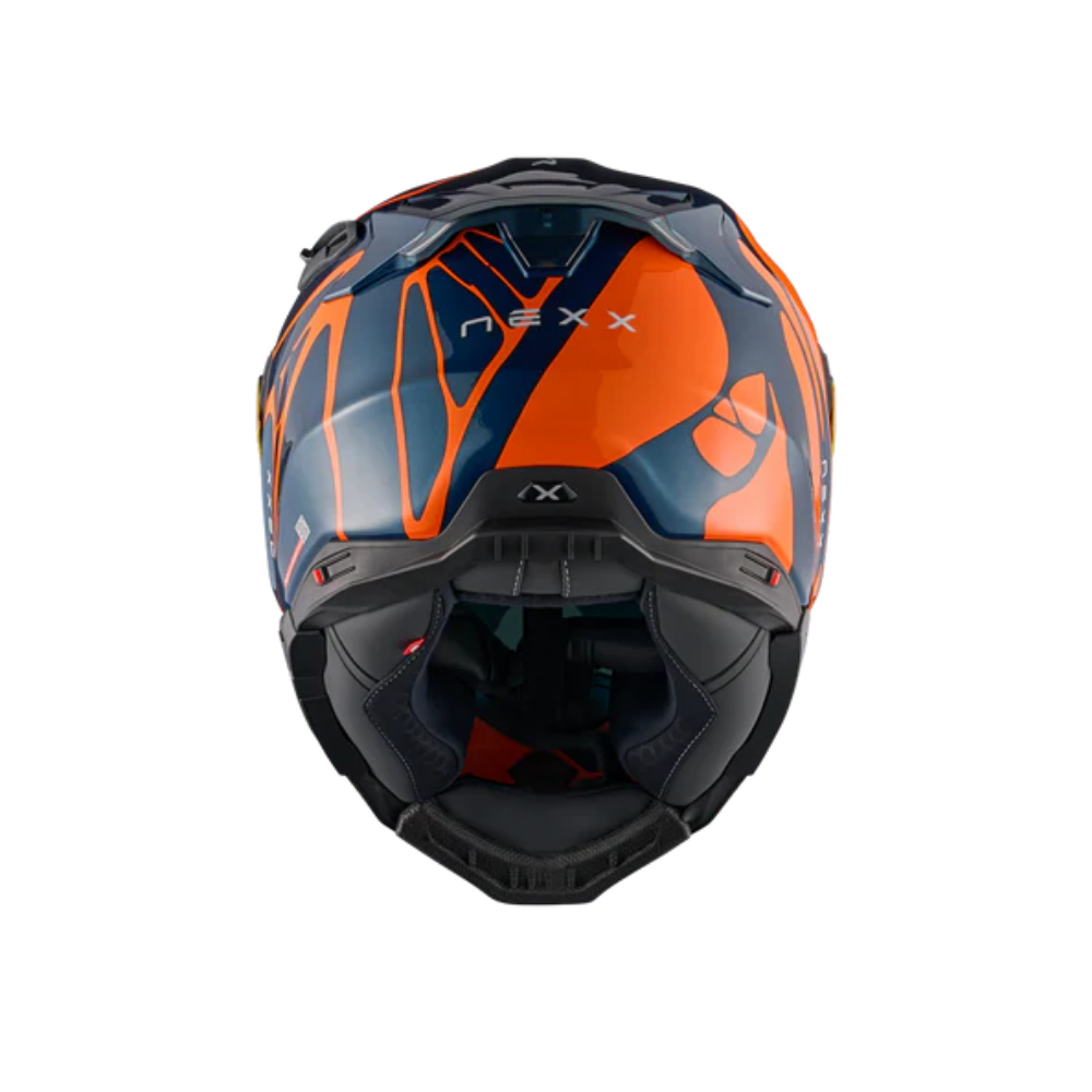 Casco para moto NexxX.WST3 B-SIDE BLUE TEAL.ORANGE -2