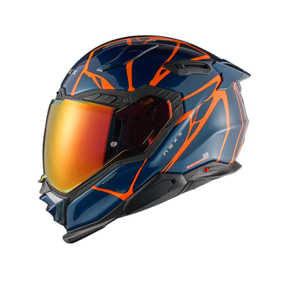 Casco para moto NexxX.WST3 B-SIDE BLUE TEAL.ORANGE -3