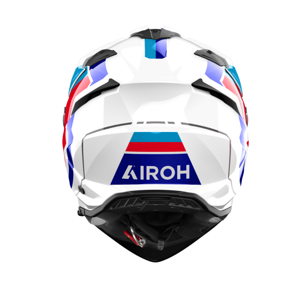  Casco para moto Airoh Bandit Horn Blanco brillo-2