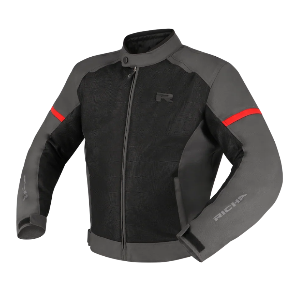 Chaqueta para moto Richa Sahara Impermeable azul-0