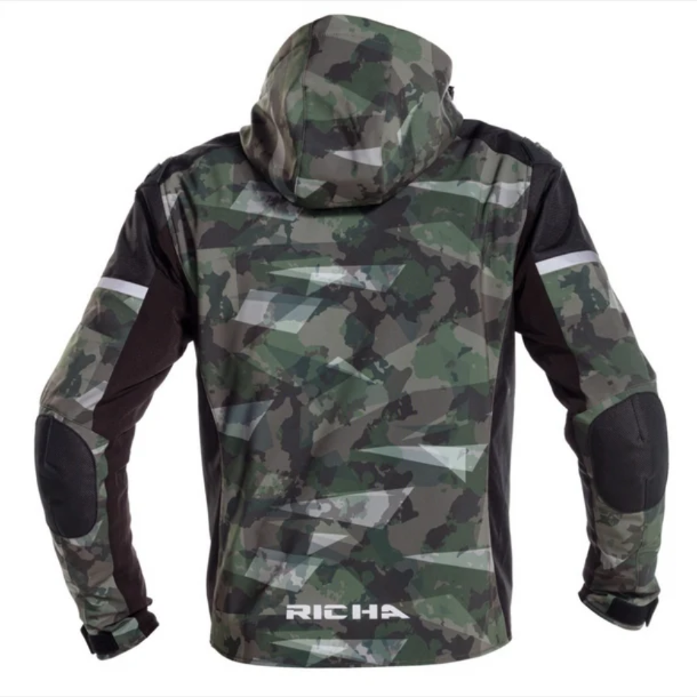 Chaqueta para moto Richa Stealth Camuflada Verde-2