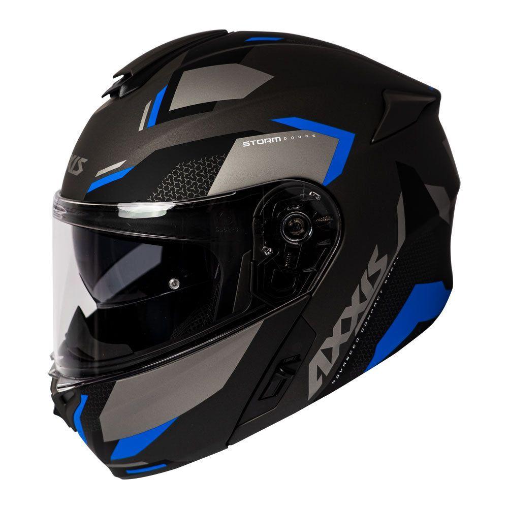 Casco Axxis Storm Drone D7 Azul-0
