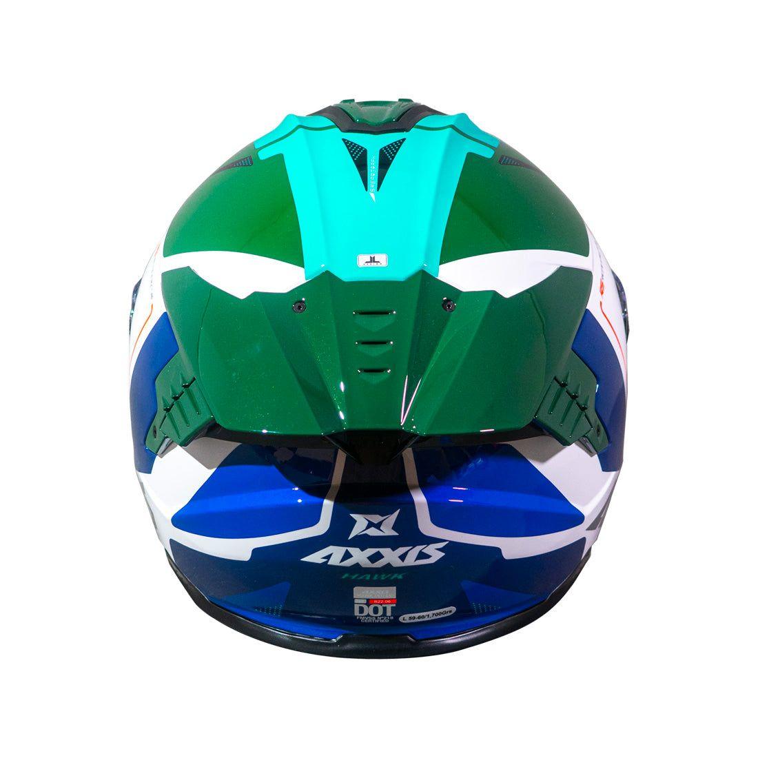 Casco Axxis Hawk SV Spear A6 Verde Brillo-4