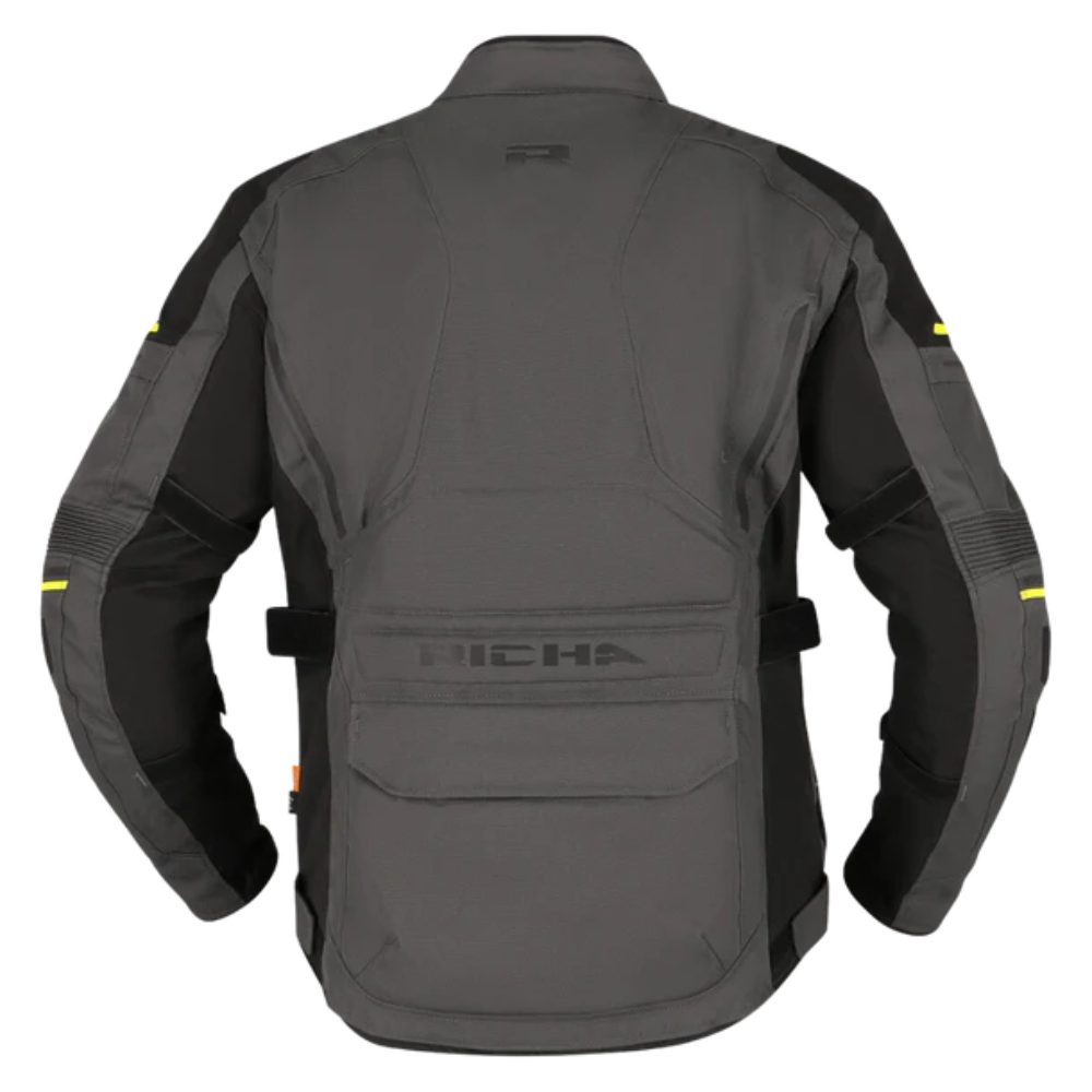 Chaqueta De Moto Richa Infinity 3 Amarilla - Impermeable Con Protecciones-2