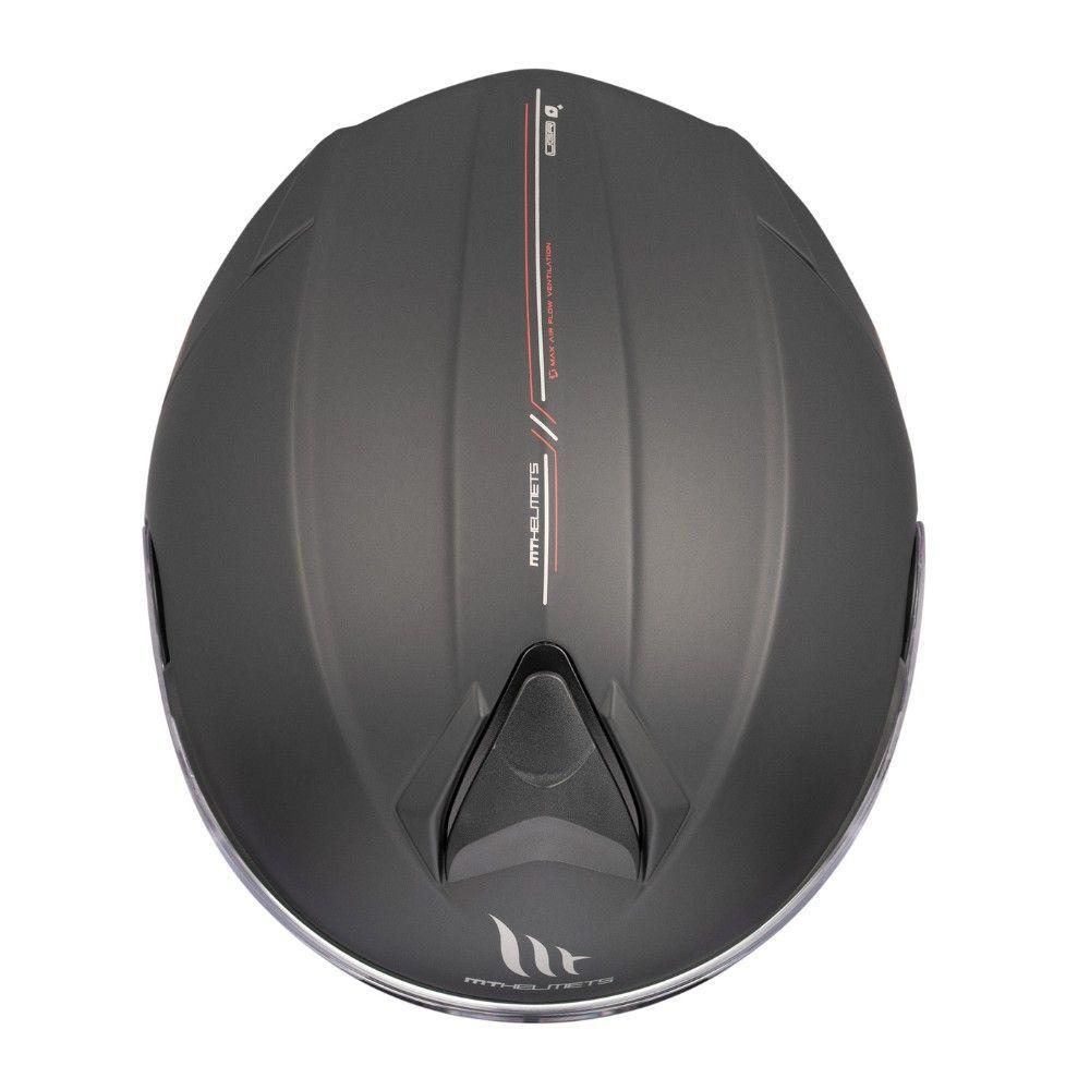 Casco MT Genesis SV Solid A1 Negro Mate-3