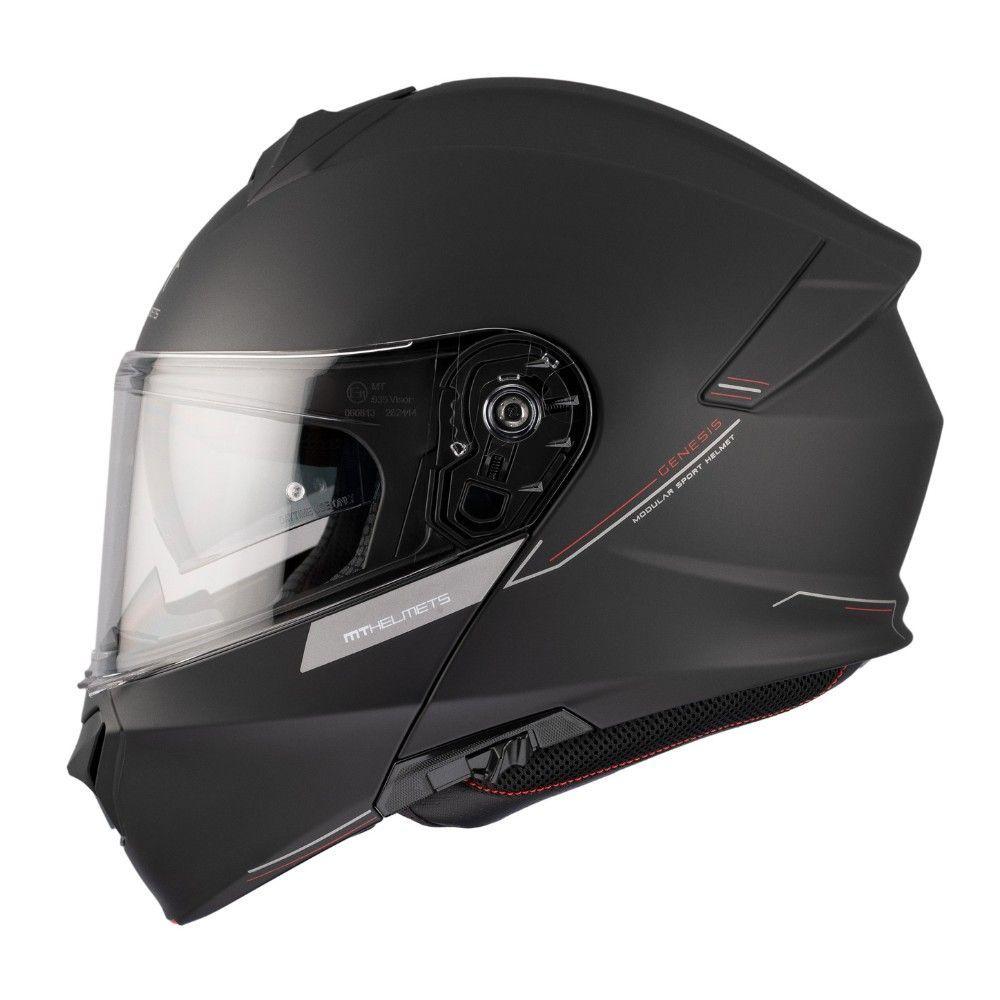 Casco MT Genesis SV Solid A1 Negro Mate-1