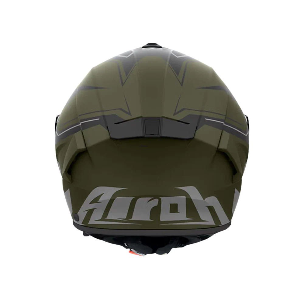 Casco para moto Airoh Spark 2 Dart Militar verde Mate-2