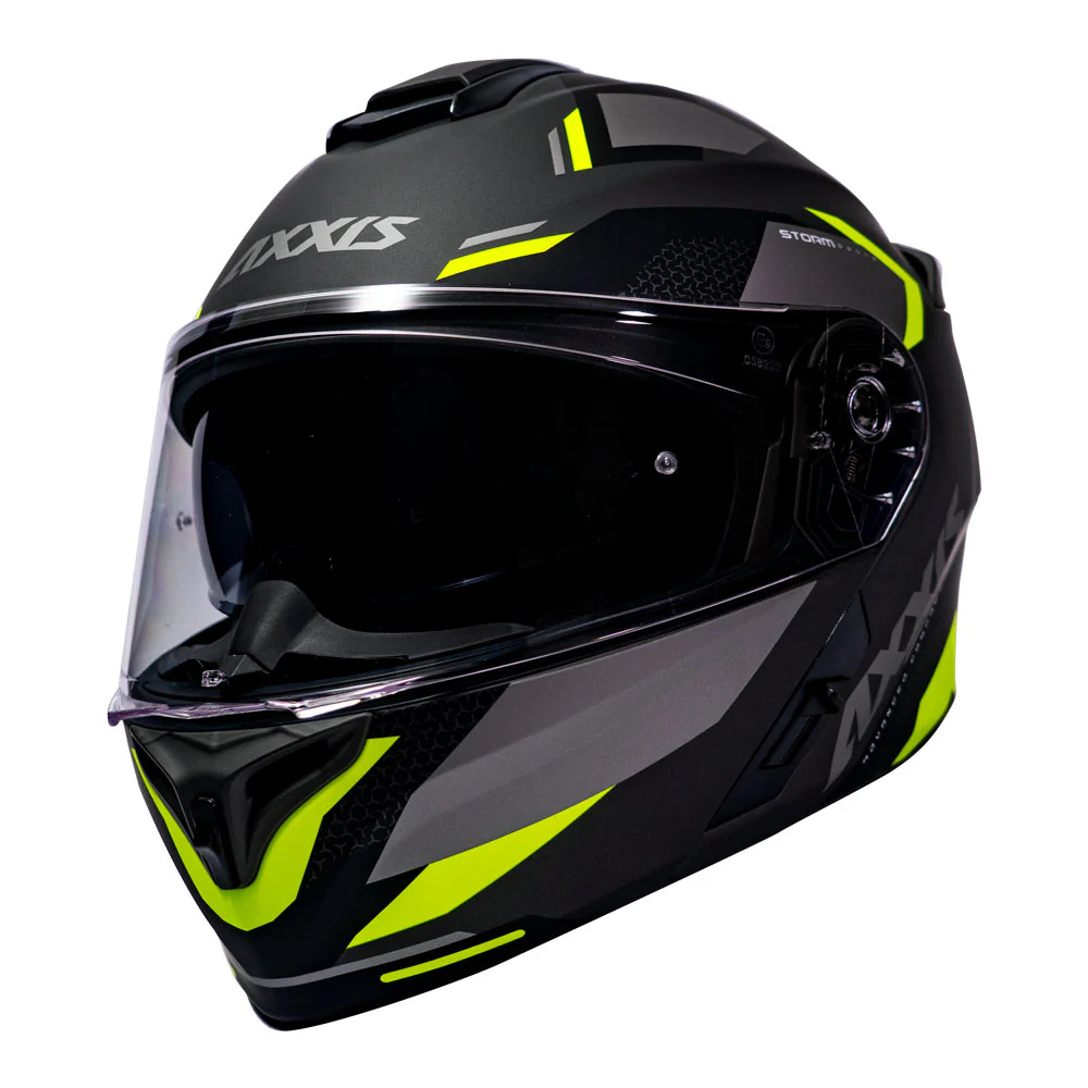Casco Axxis Storm Drone D3 Amarillo Fluor-0