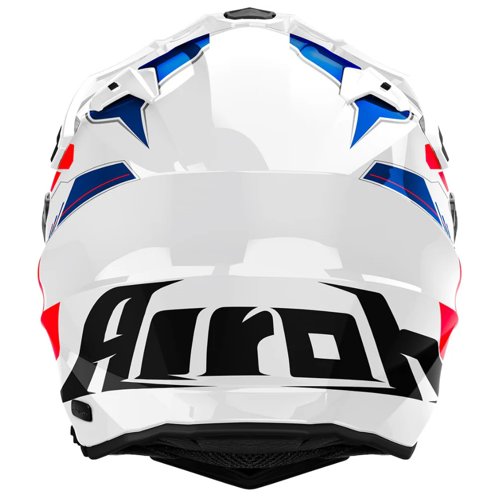 Casco para moto Airoh Commander 2 Reveal Azul/Rojo Brillo-2