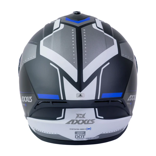 Casco para moto Axxis FF112C Draken S Sonar B17 Azul Mate-4