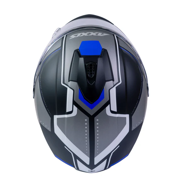 Casco para moto Axxis FF112C Draken S Sonar B17 Azul Mate-5