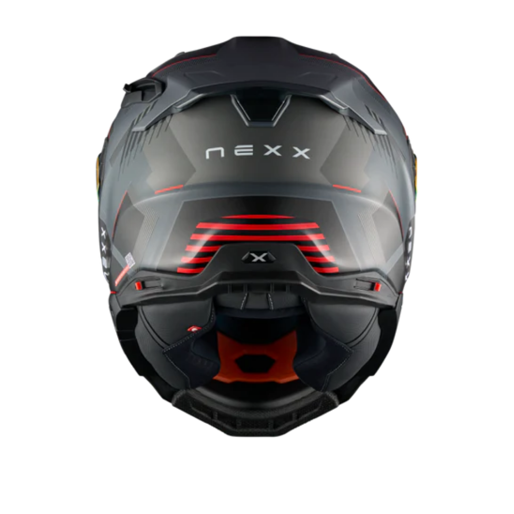 Casco para moto NexxX.WST3 FLUENCE GREY.RED -3