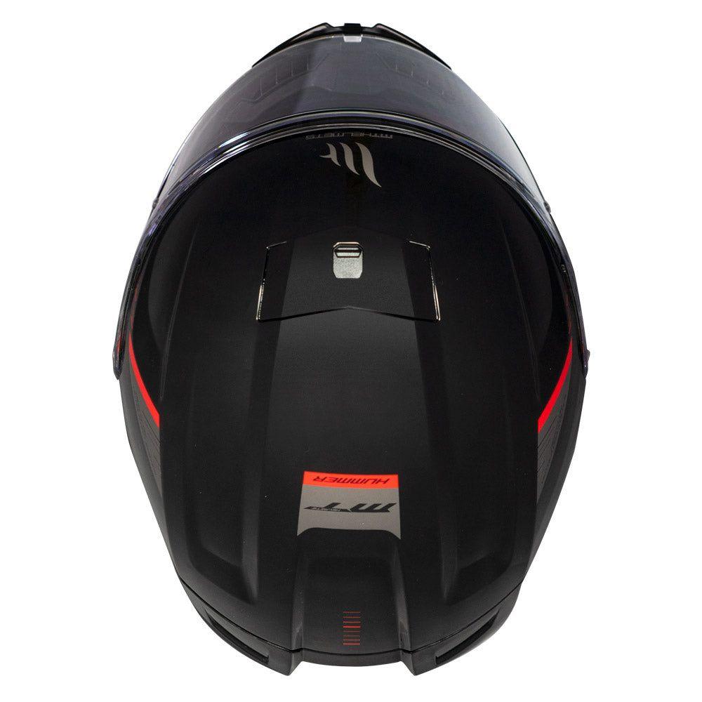 Casco De Moto Mt Helmets Hummer Solid Negro Brillo + Regalo-5