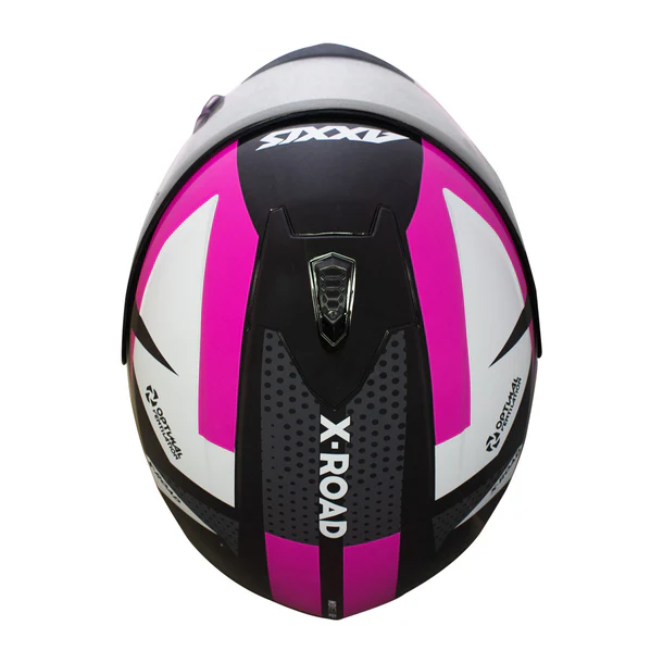 Casco para moto Axxis Draken X-Road B3 Rosa Brillo-5