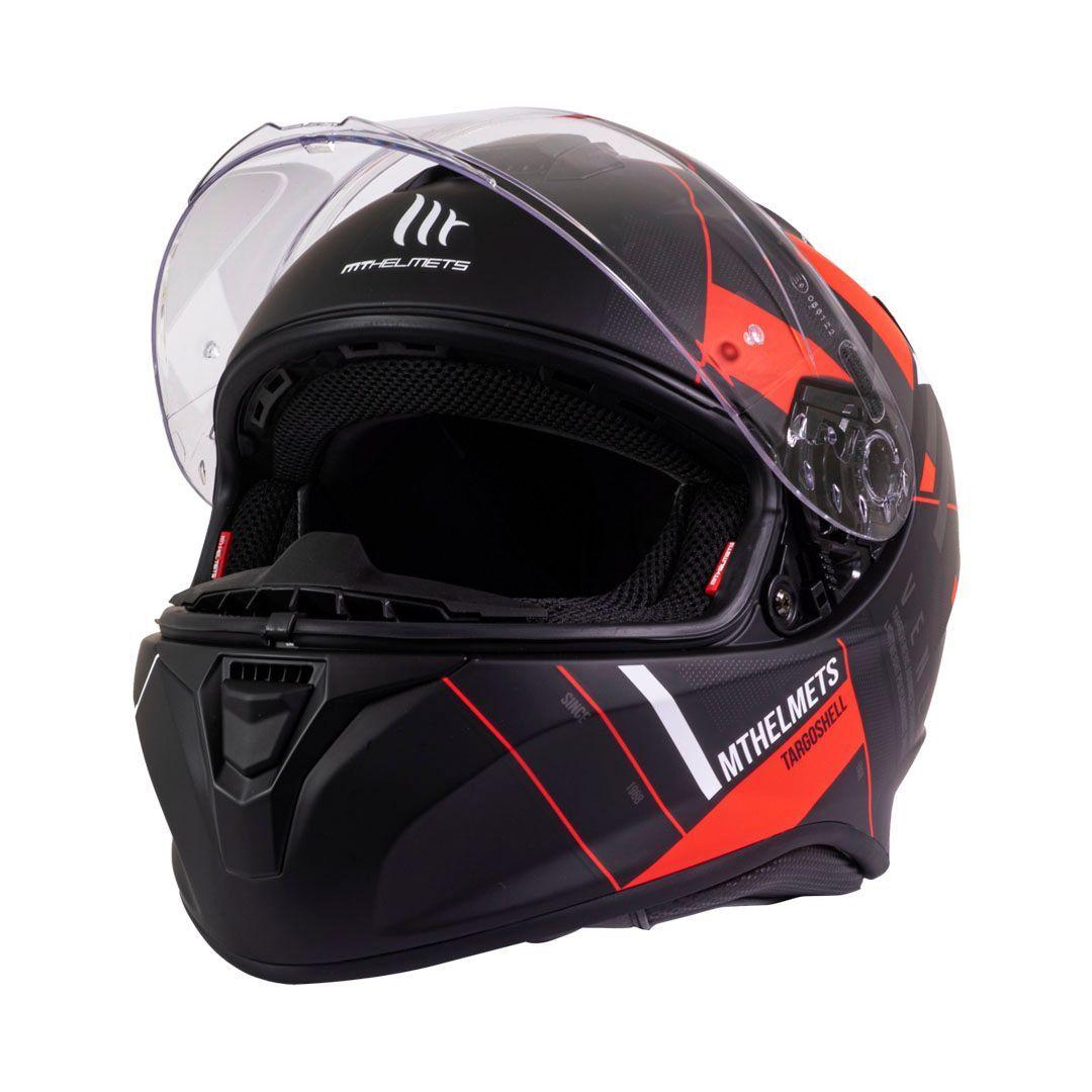 Casco MT Targo Veneris A4 Rojo Mate-2