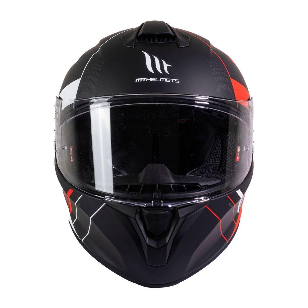 Casco MT Targo Veneris A4 Rojo Mate-3