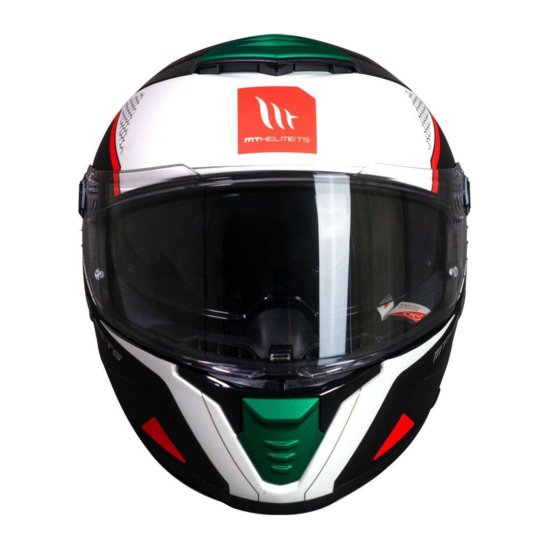 Casco Mt Helmets Thunder 4 Jerk Verde Perla Mate + Pinlock-3