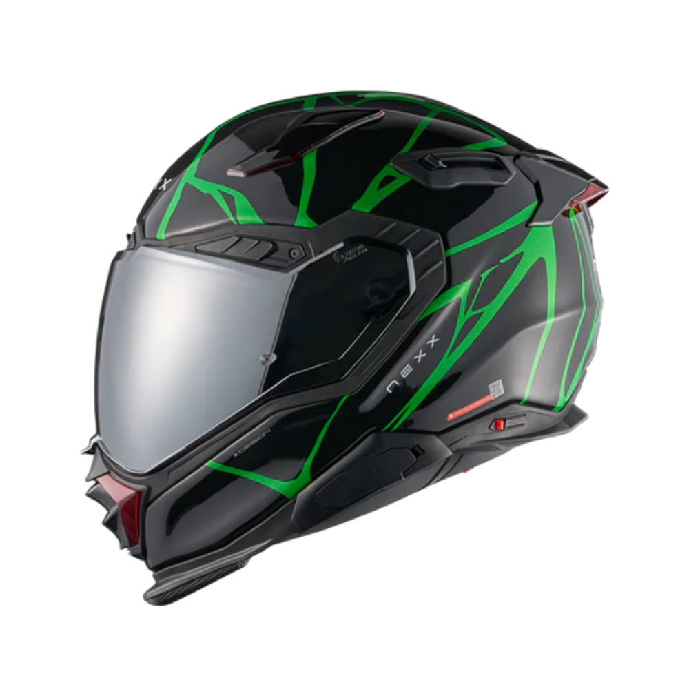 Casco para moto NexxX.WST3 B-SIDE BLACK.GREEN -3