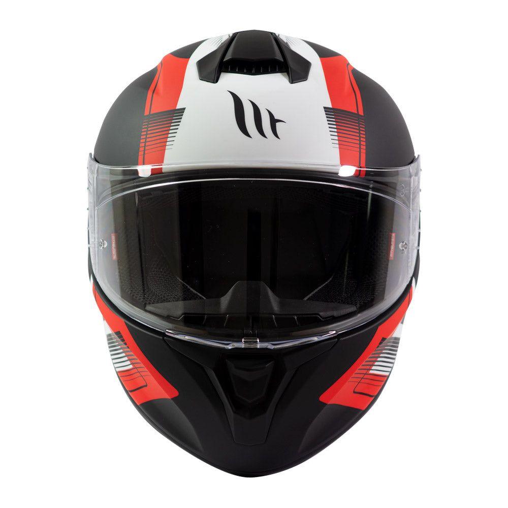 Casco De Moto Mt Helmets Targo Ivy D5 Rojo Mate-3