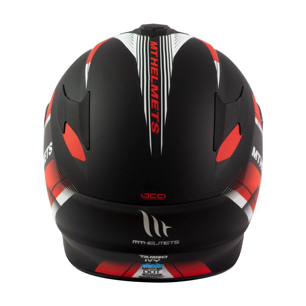 Casco De Moto Mt Helmets Targo Ivy D5 Rojo Mate-4