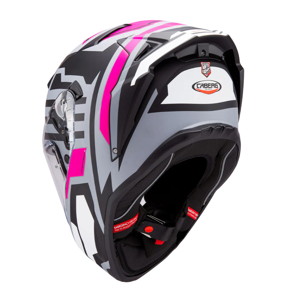 Casco para moto Caberg Drift Evo II Horizon Matt Grey/Black/Fuchsia-2