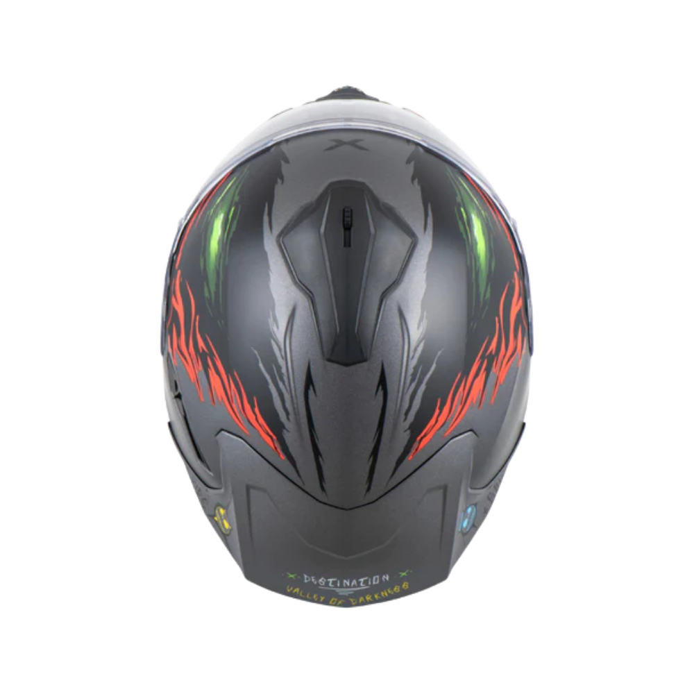 Casco para moto Nexx Y.100R NIGHT RIDER TITANIUM -2